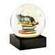 Gatto sui libri Snowglobes